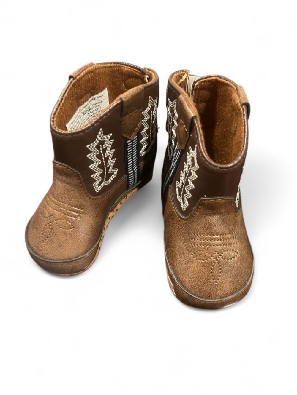Baby Brown Cowboy Boots - Classic Western Style